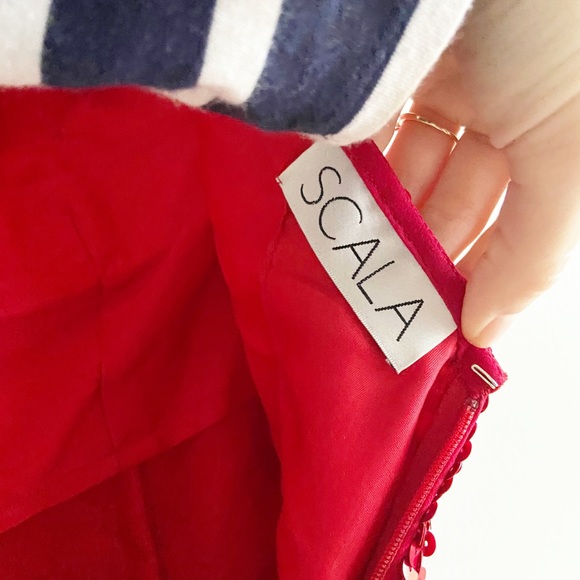 Scala Red Sequin Dress - Picture 7 of 8